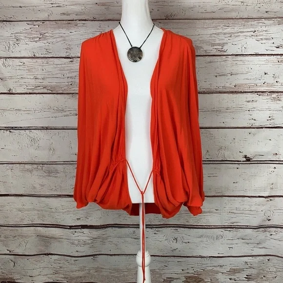 Forever 21 Contemporary Orange Large Top - Picture 3 of 10
